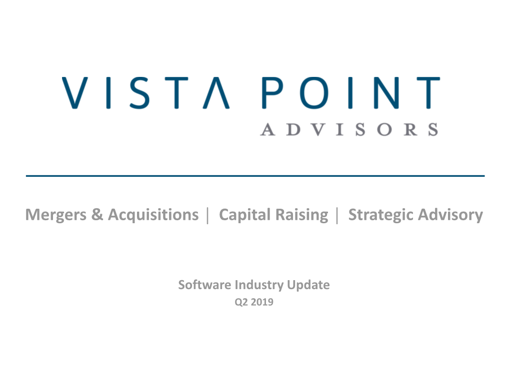 Mergers & Acquisitions | Capital Raising | Strategic Advisory