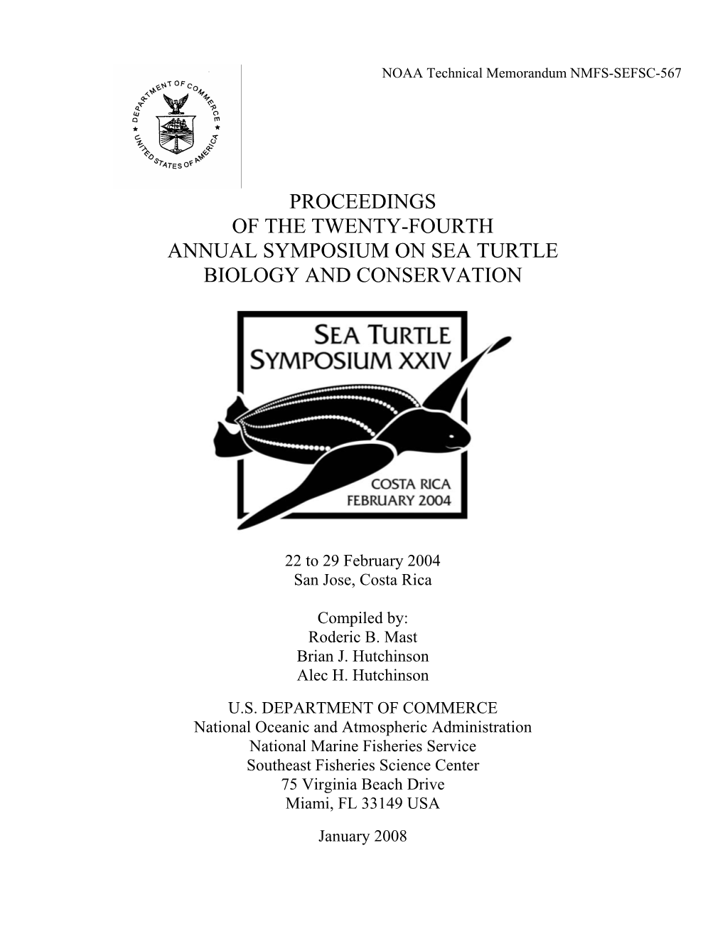 24Th Annual Symposium (San Jose, Costa Rica, 2004)