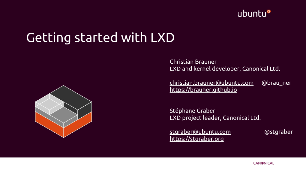 Getting Started with LXD and System Containers