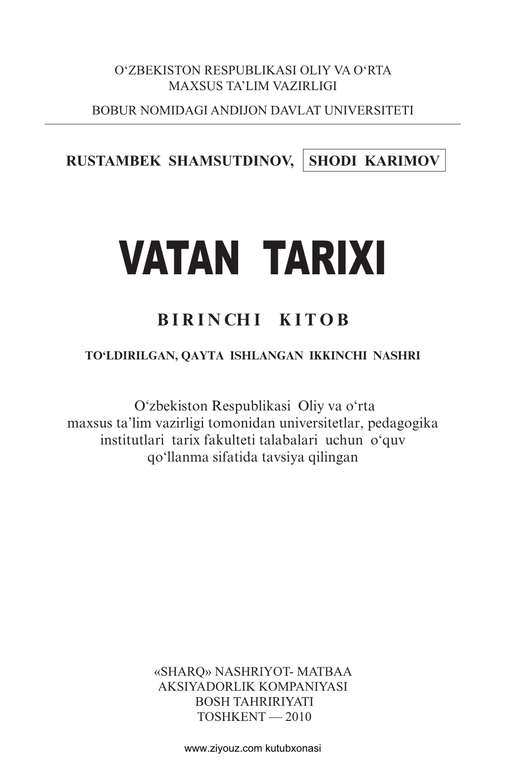 Vatan Tarixi