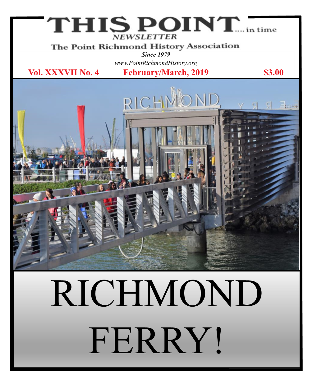 RICHMOND FERRY! a Foggy Morning Greeted Ferry Riders at 6 A.M