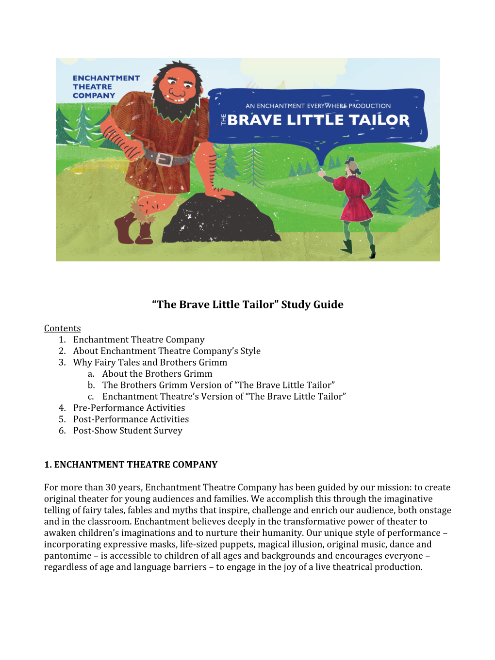 The Brave Little Tailor” Study Guide