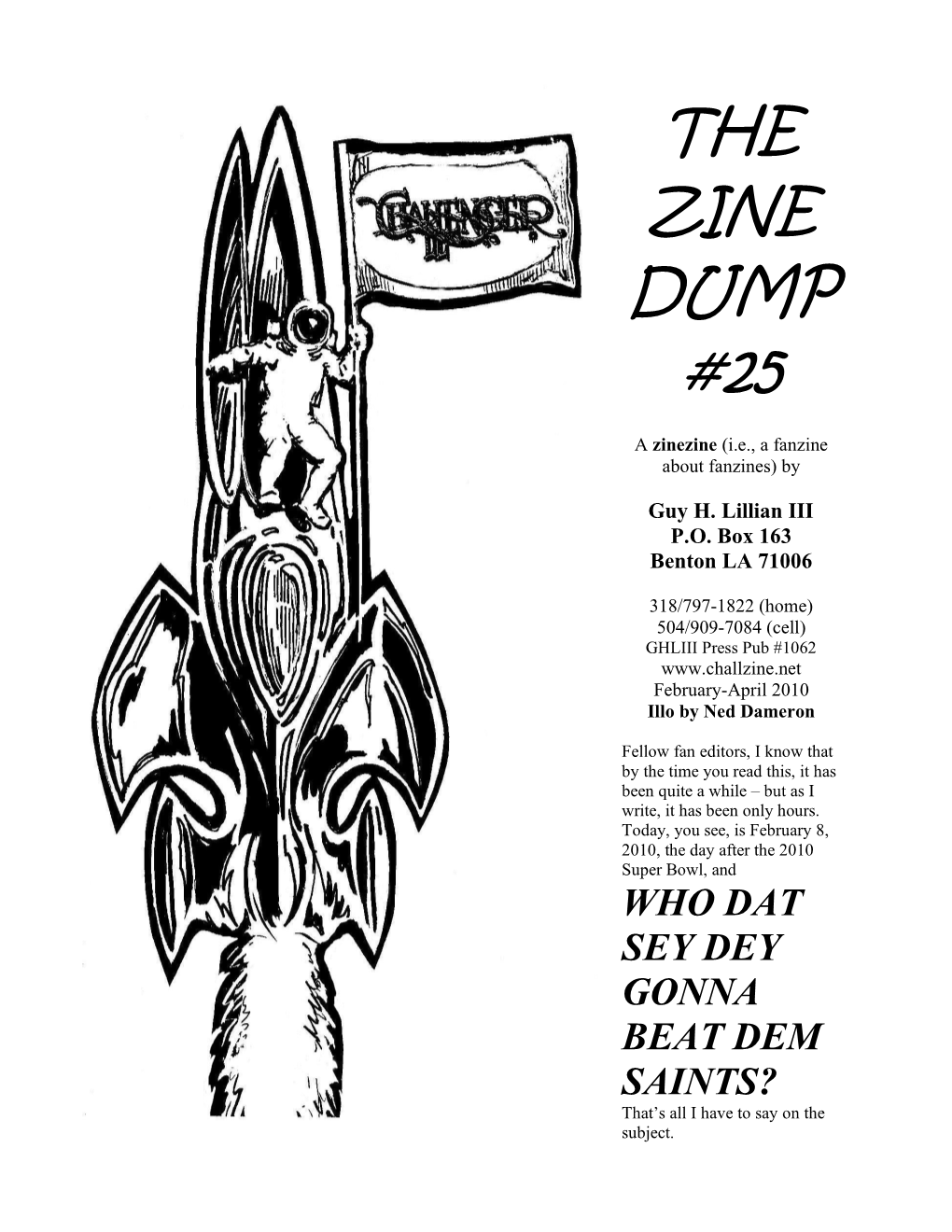 The Zine Dump #25