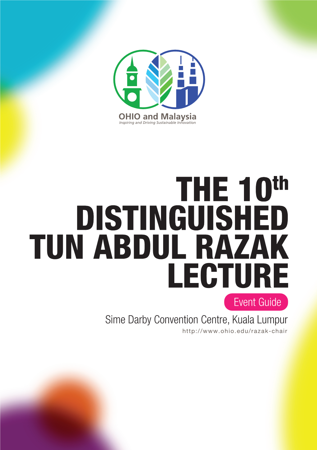 Program Booklet for the 10Th Distinguished Tun