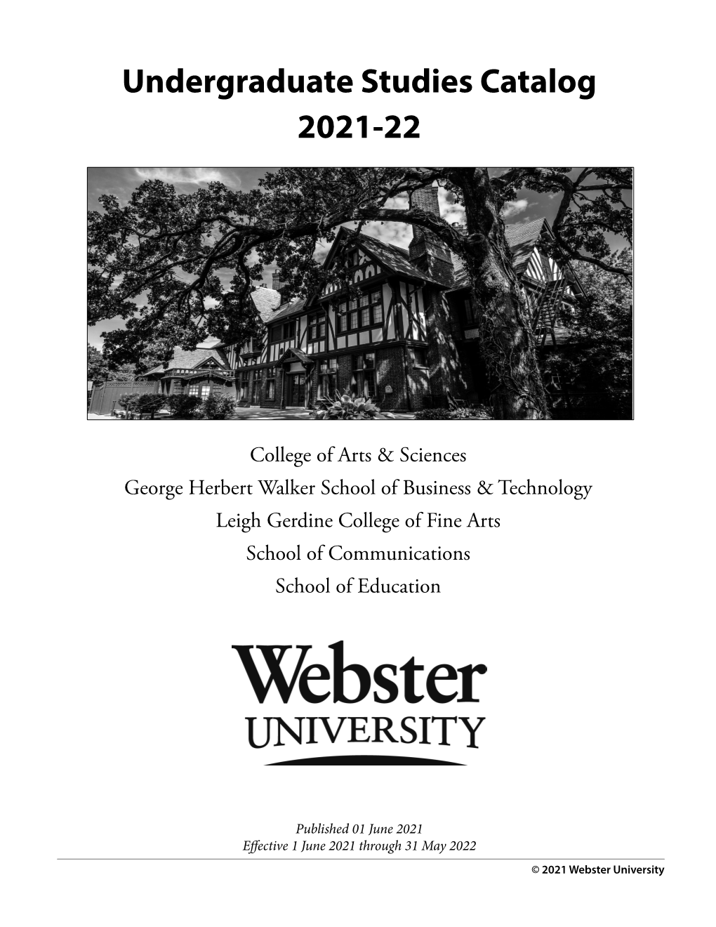 Undergraduate Studies Catalog 2021-22