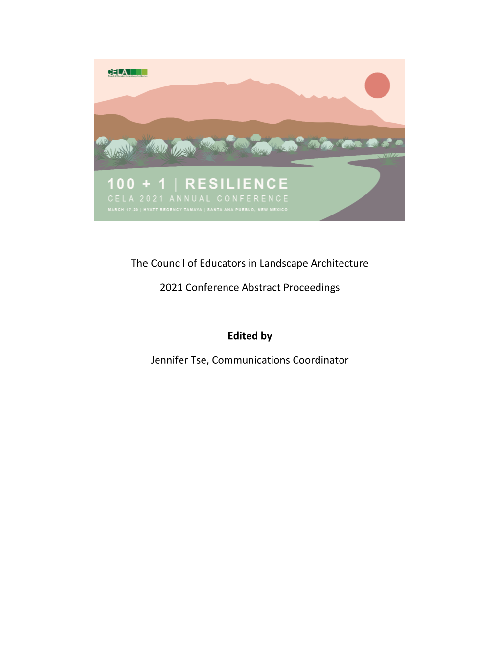 100 + 1 | Resilience: Cela 2021 Published By