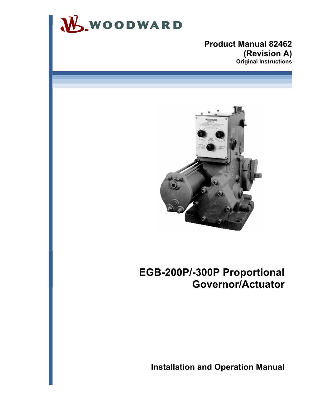 EGB-200P/-300P Proportional Governor/Actuator