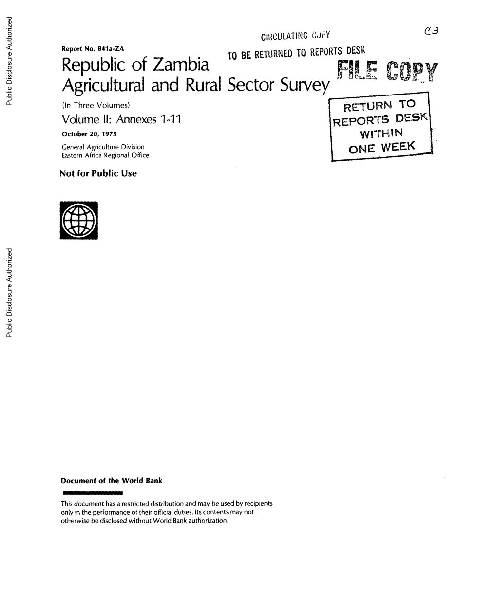 World Bank Document