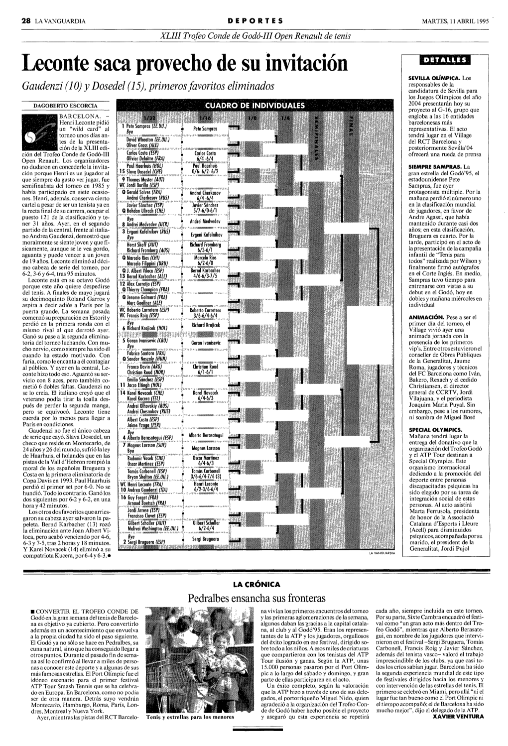 1995 La Vanguardia 11 Abril