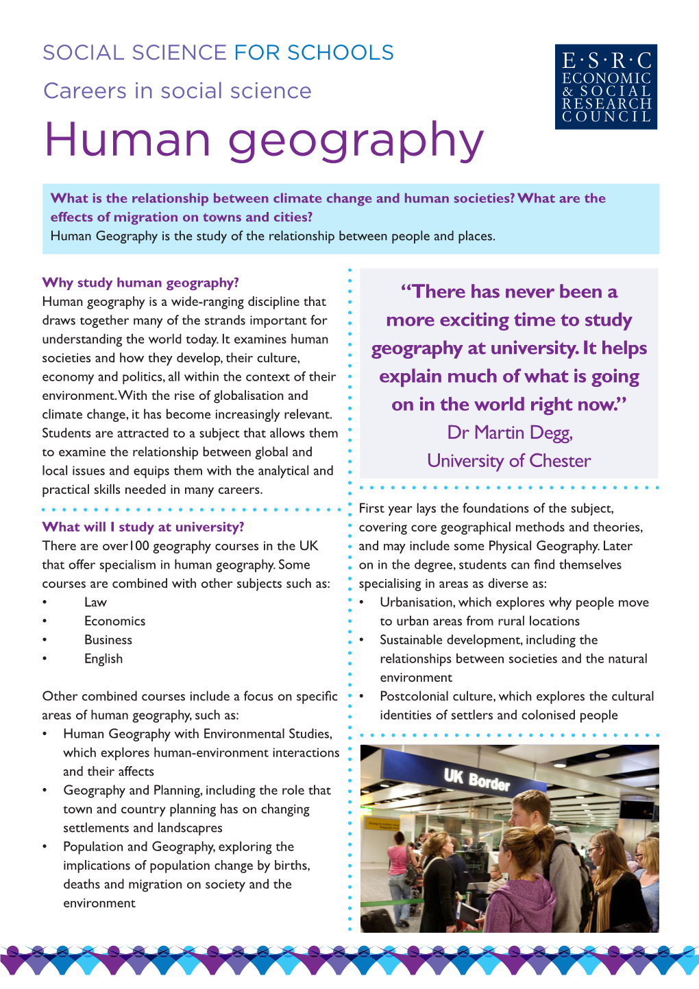 Careers in Social Science Human Geography