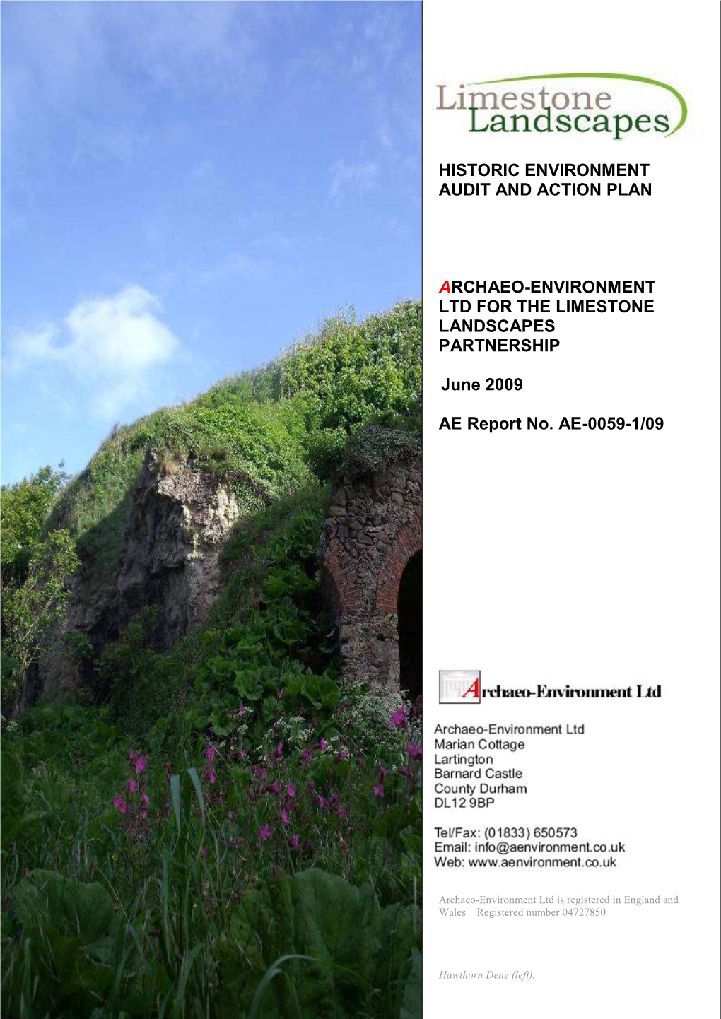 Limestone Landscapes Historic Environment Audit and Action Plan