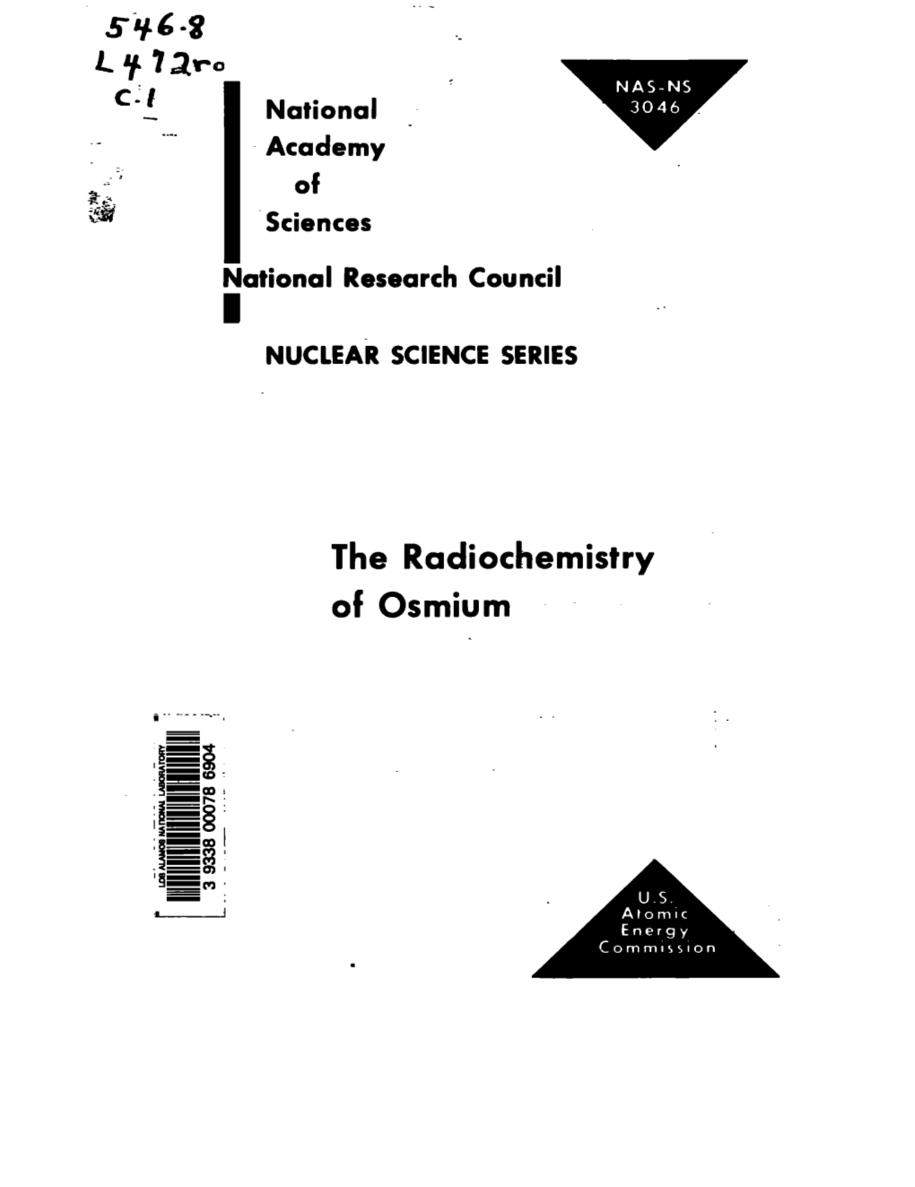 The Radiochemistry of Osmium