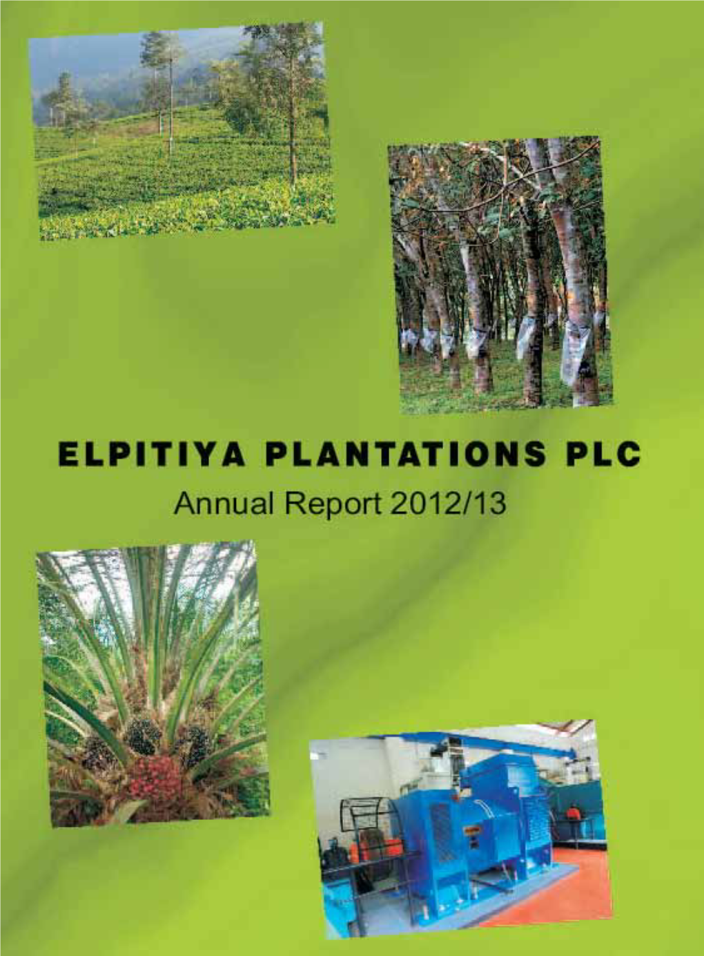 Elpitiya Plantations Plc Annual Report 2012/13 1 2 Elpitiya Plantations Plc Annual Report 2012/13 Contents