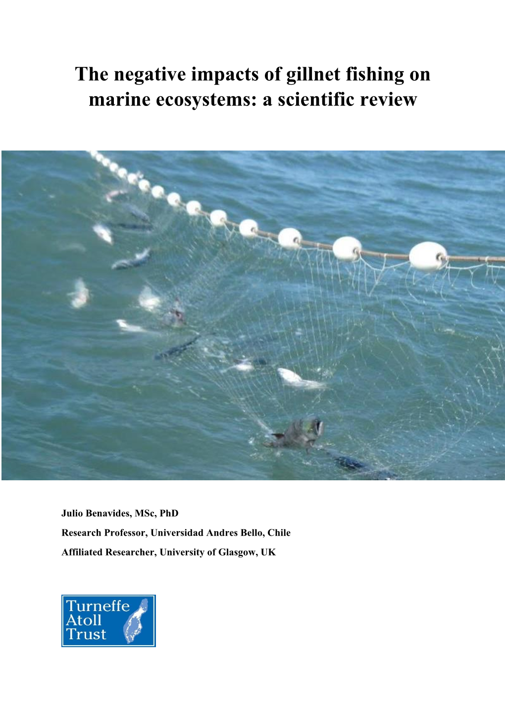 The Negative Impacts of Gillnet Fishing on Marine Ecosystems: a Scientific Review