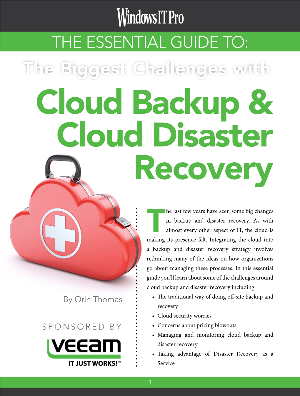 Biggest Challenges with Cloud Backup & Cloud Disaster Recovery