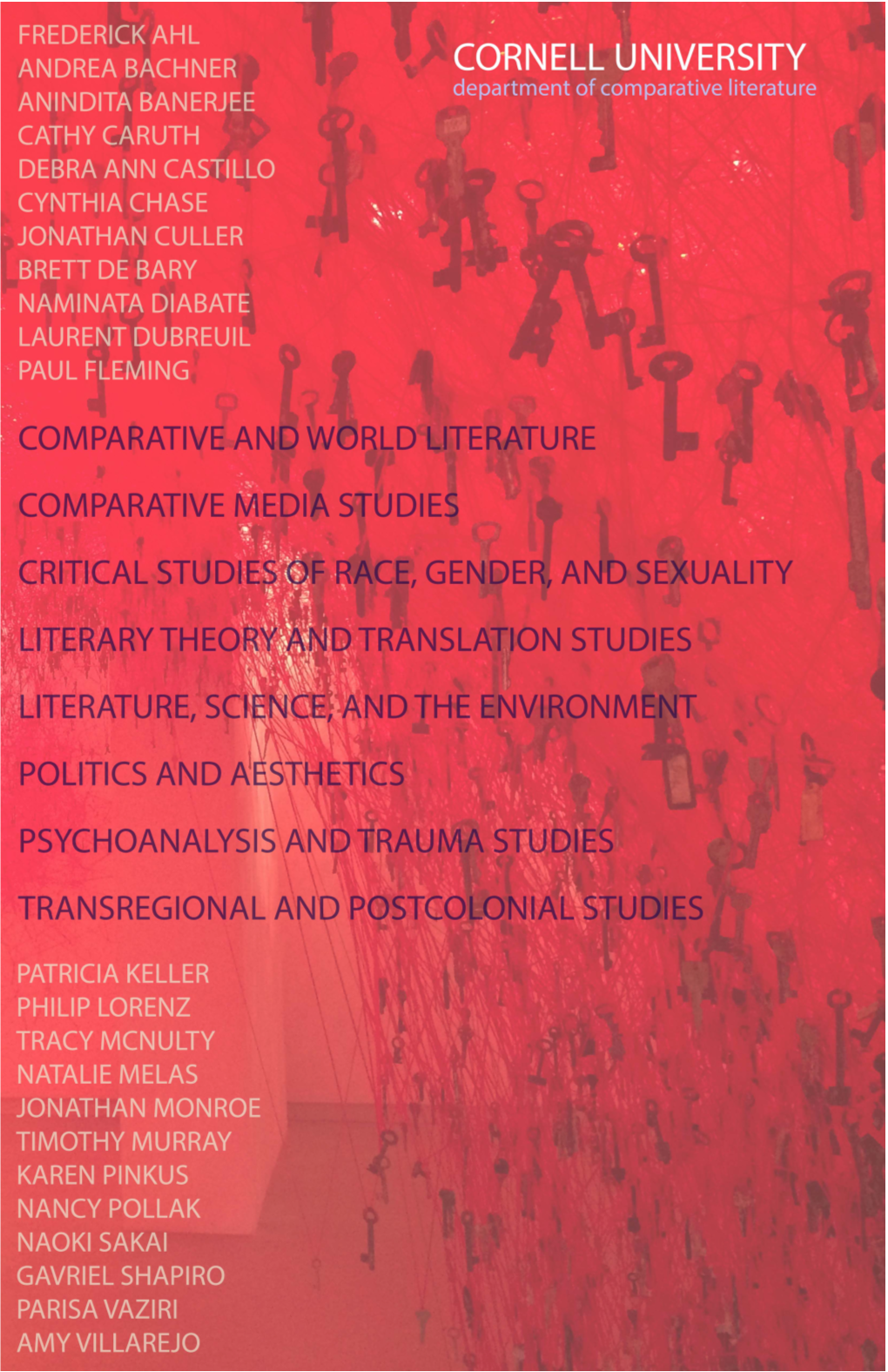 Comparative Literature Graduate Handbook 2018-19