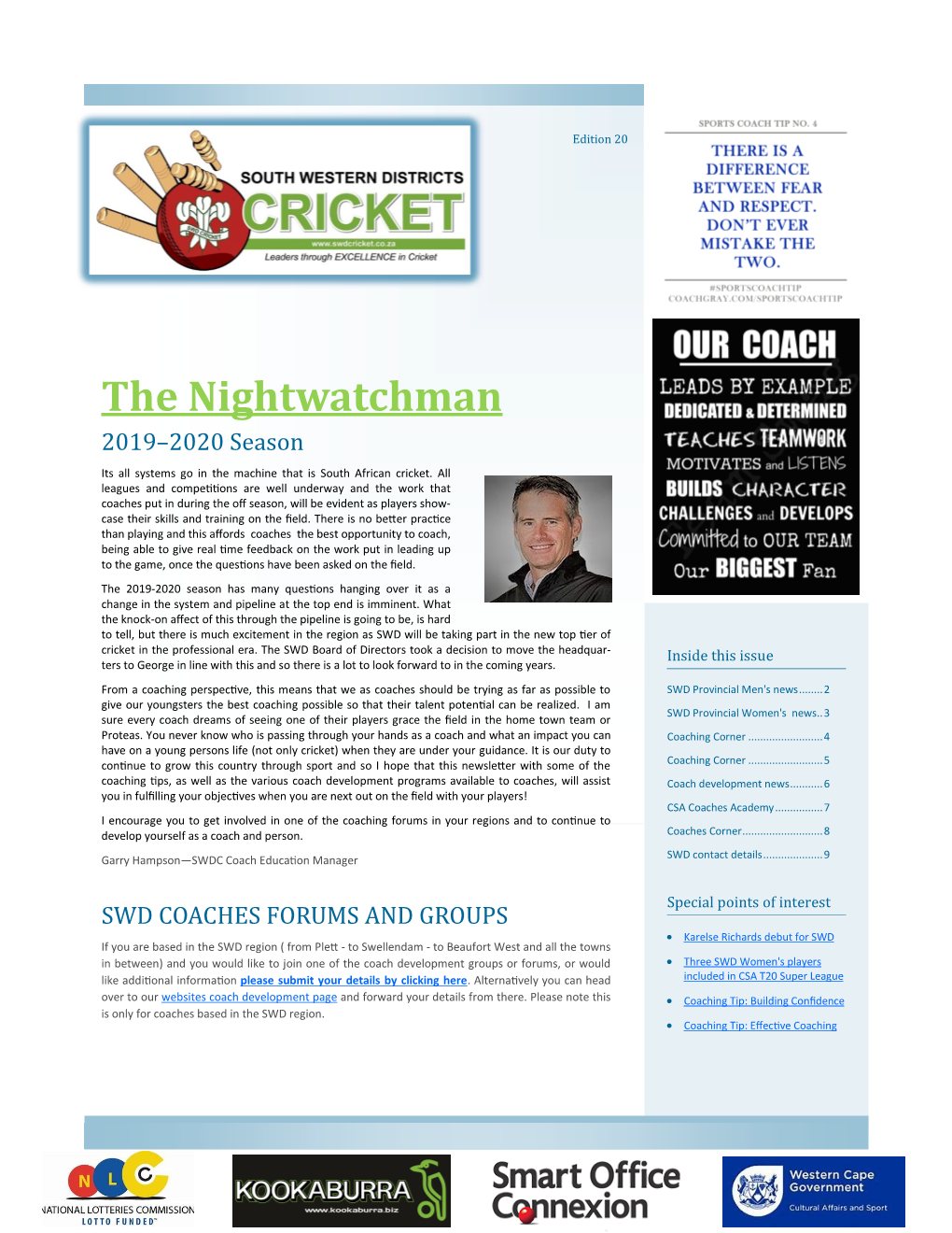 The Nightwatchman 2019–2020 Season Its All Systems Go in the Machine That Is South African Cricket