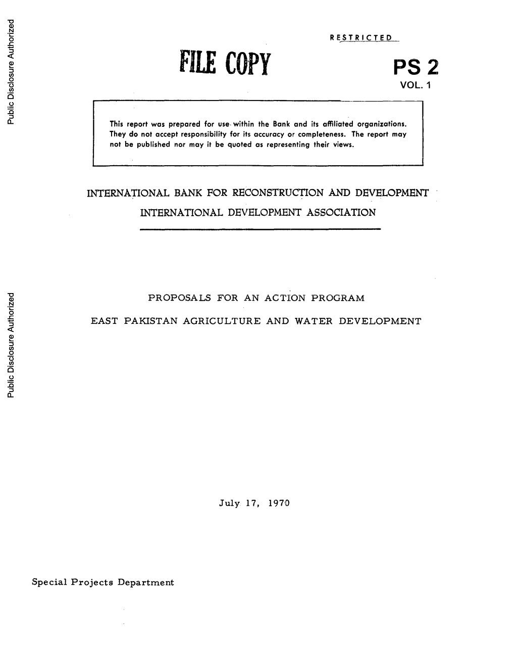 World Bank Document