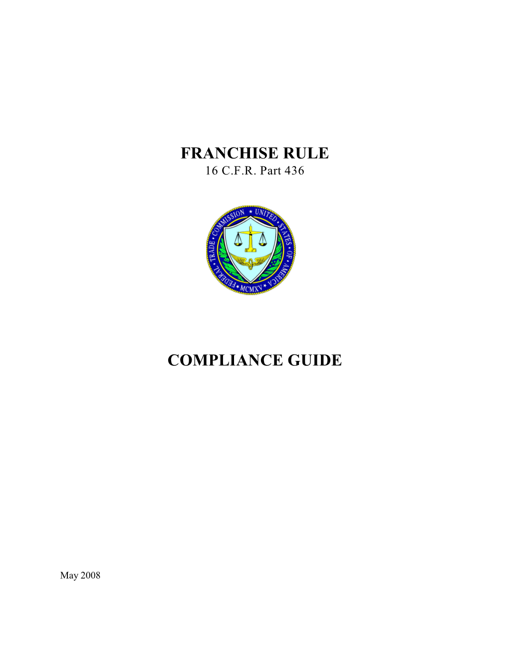 Franchise Rule Compliance Guide