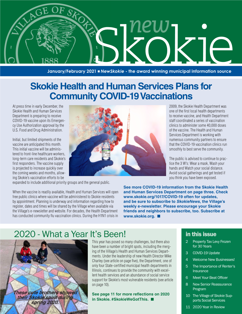 See the January/February 2021 Edition Of