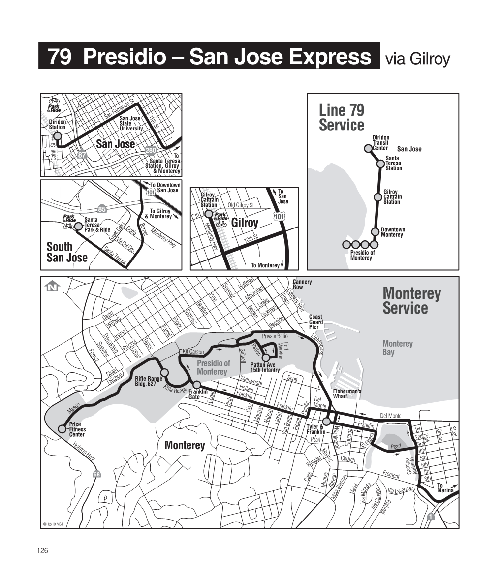 79 Presidio – San Jose Express Via Gilroy