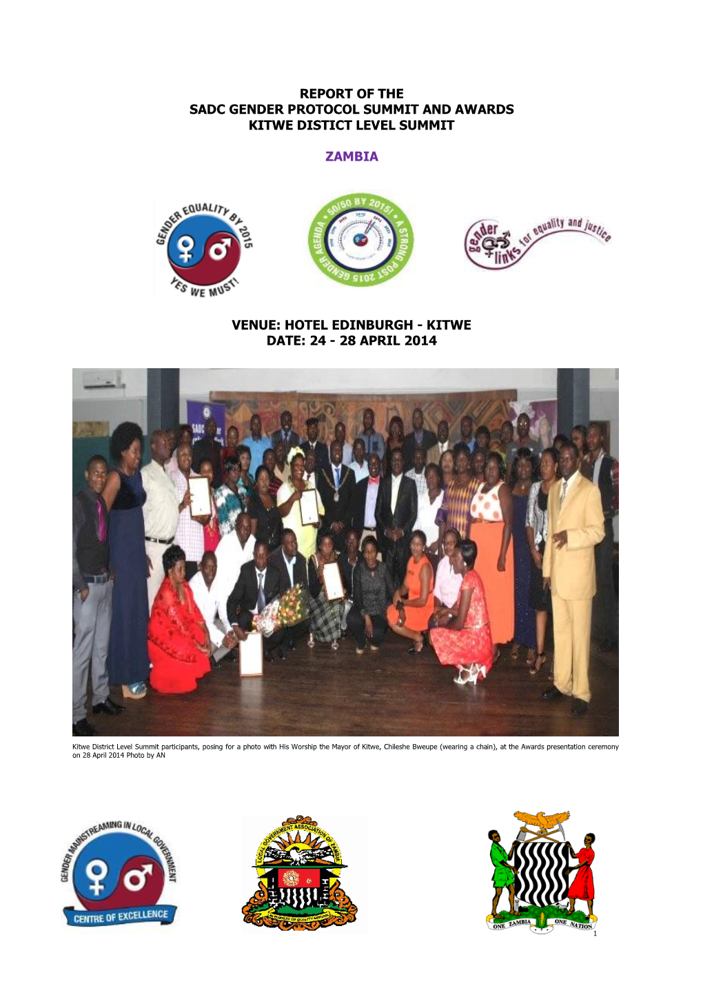 Kitwe District Summit Report
