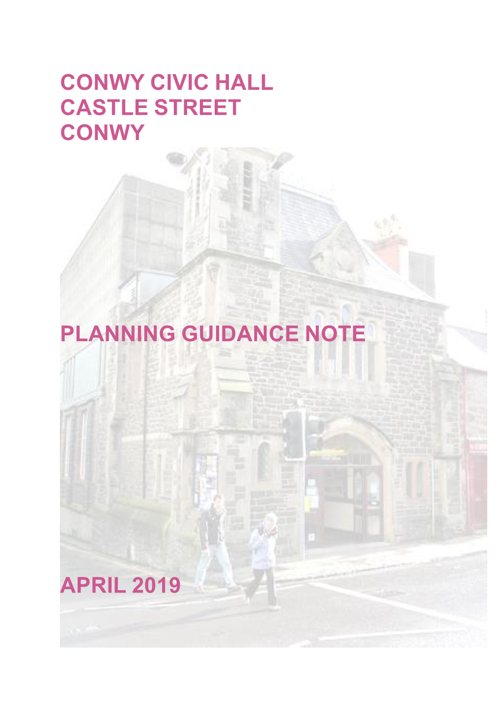 Planning Guidance Note