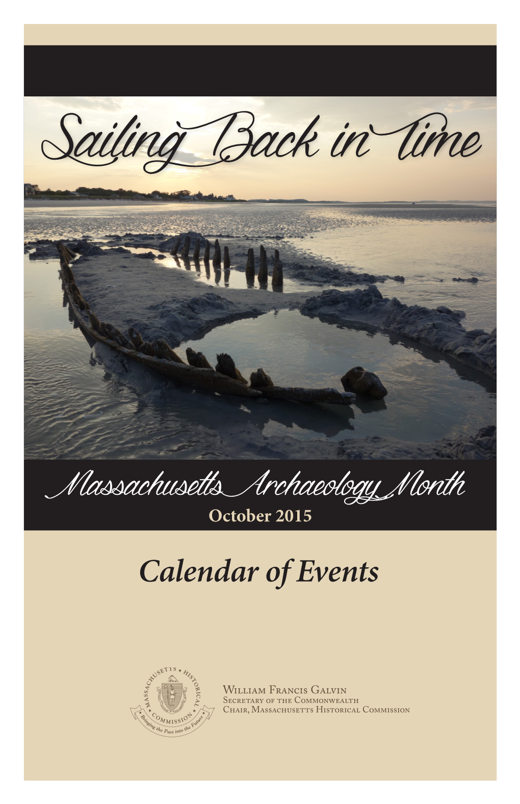 Massachusetts Archaeology Month October 2015 Calendar of Events