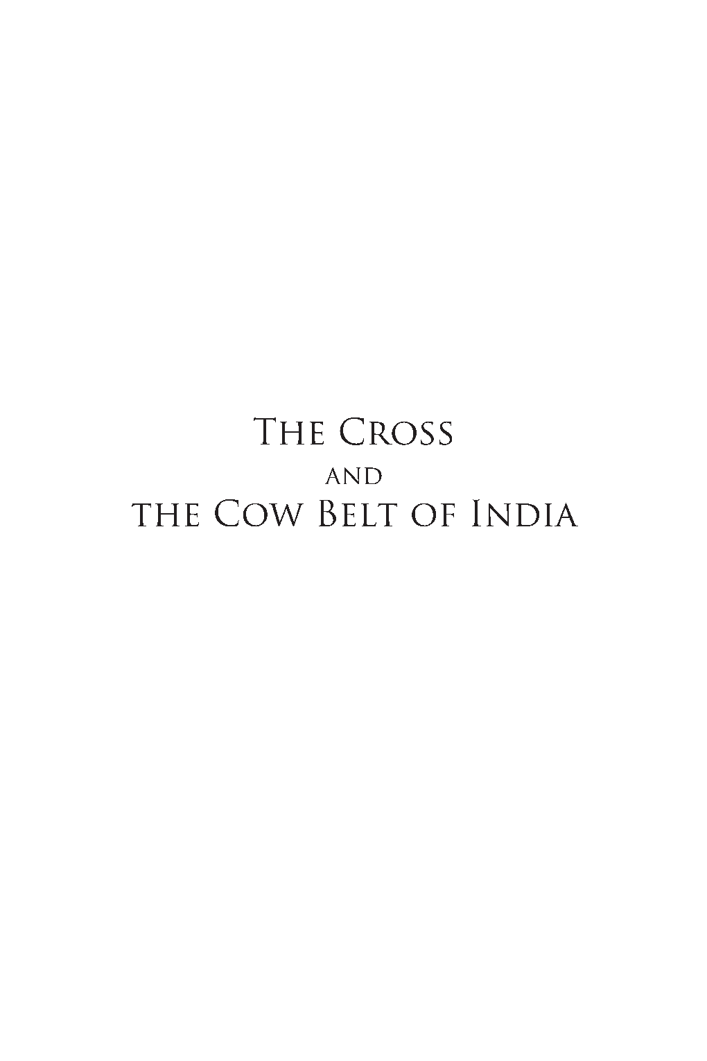 The Cow Belt of India’ Is a Very Instructive and Informative Book