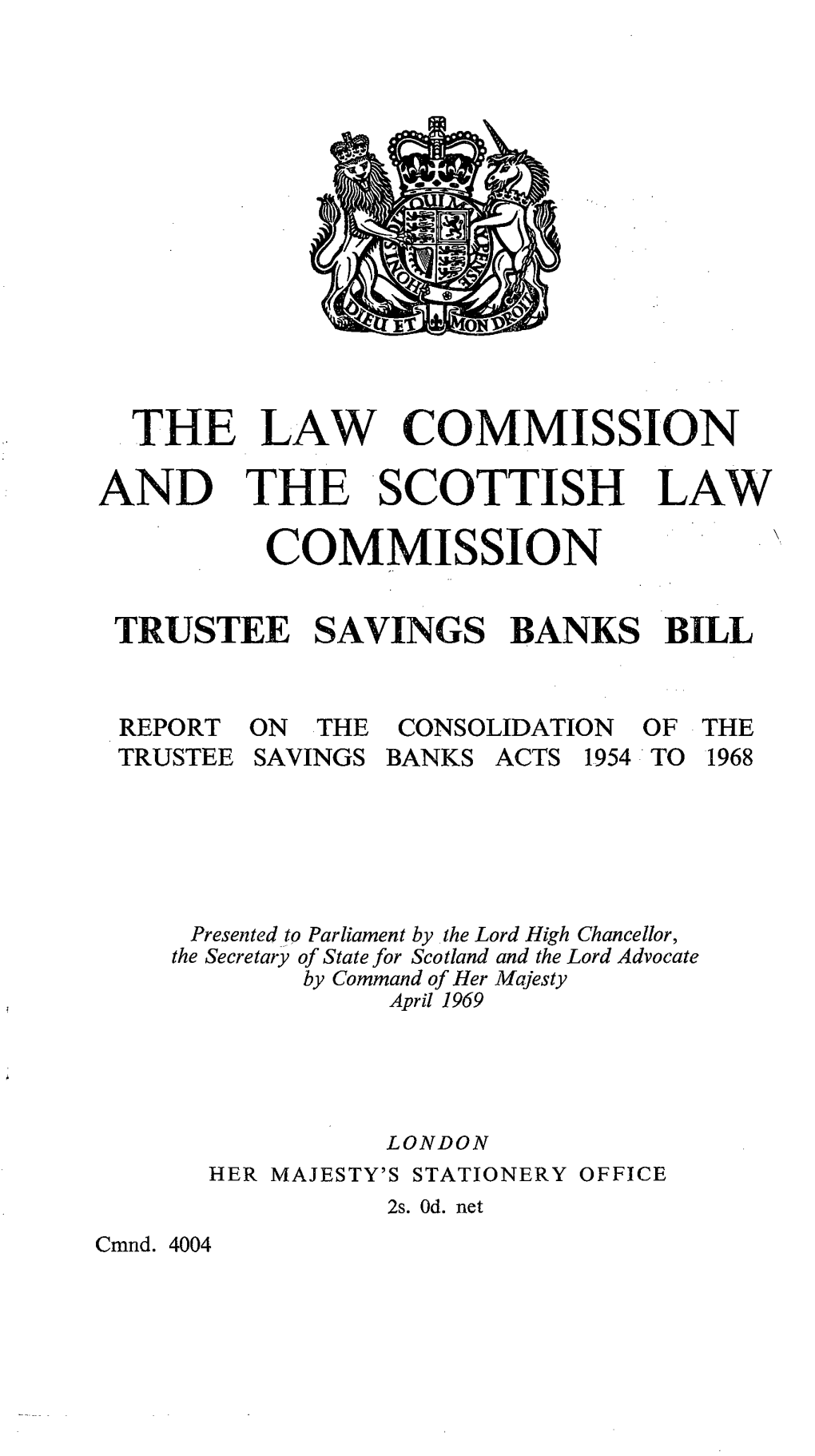 Trustee Savings Bank Bill