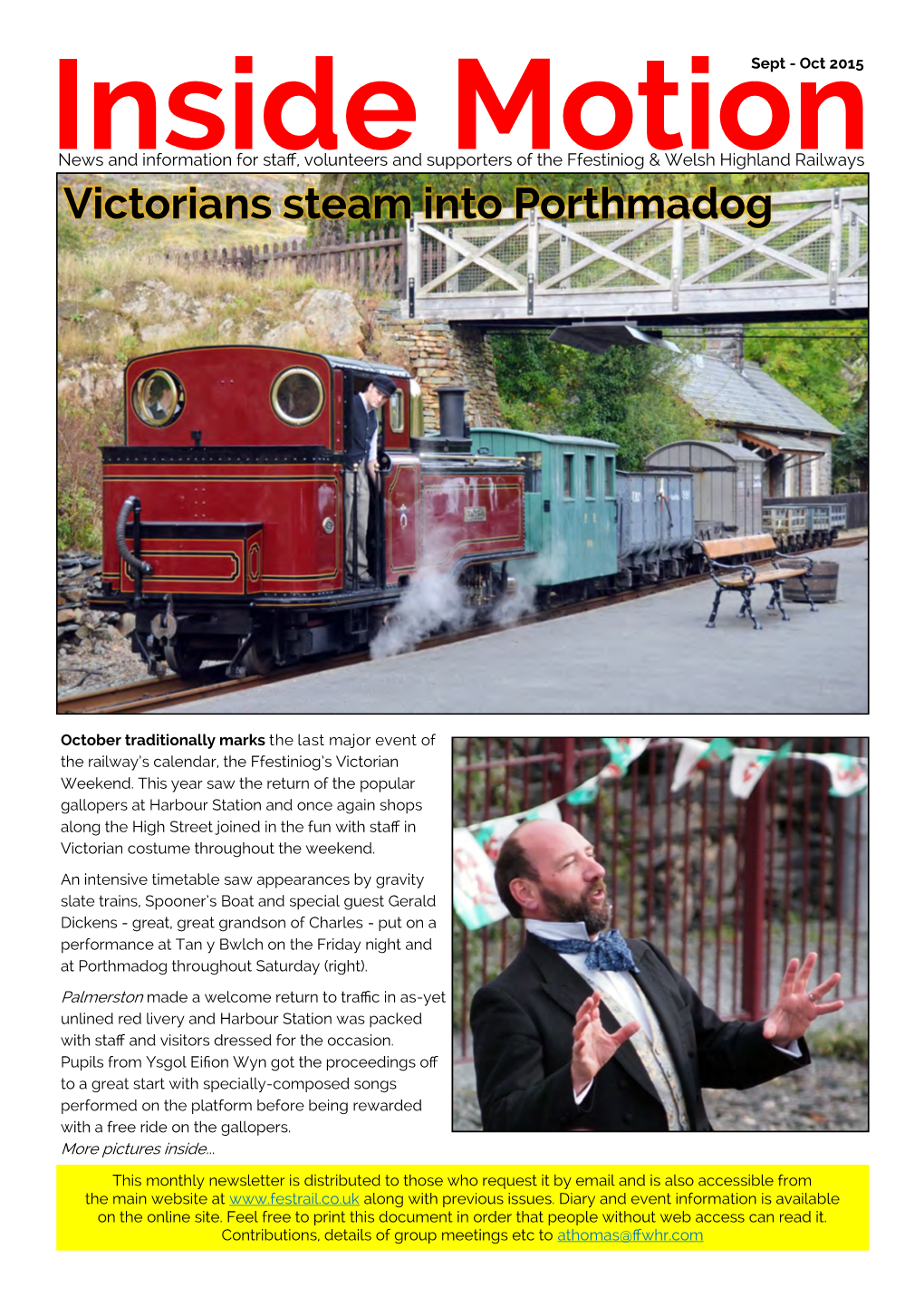 Victorians Steam Into Porthmadog