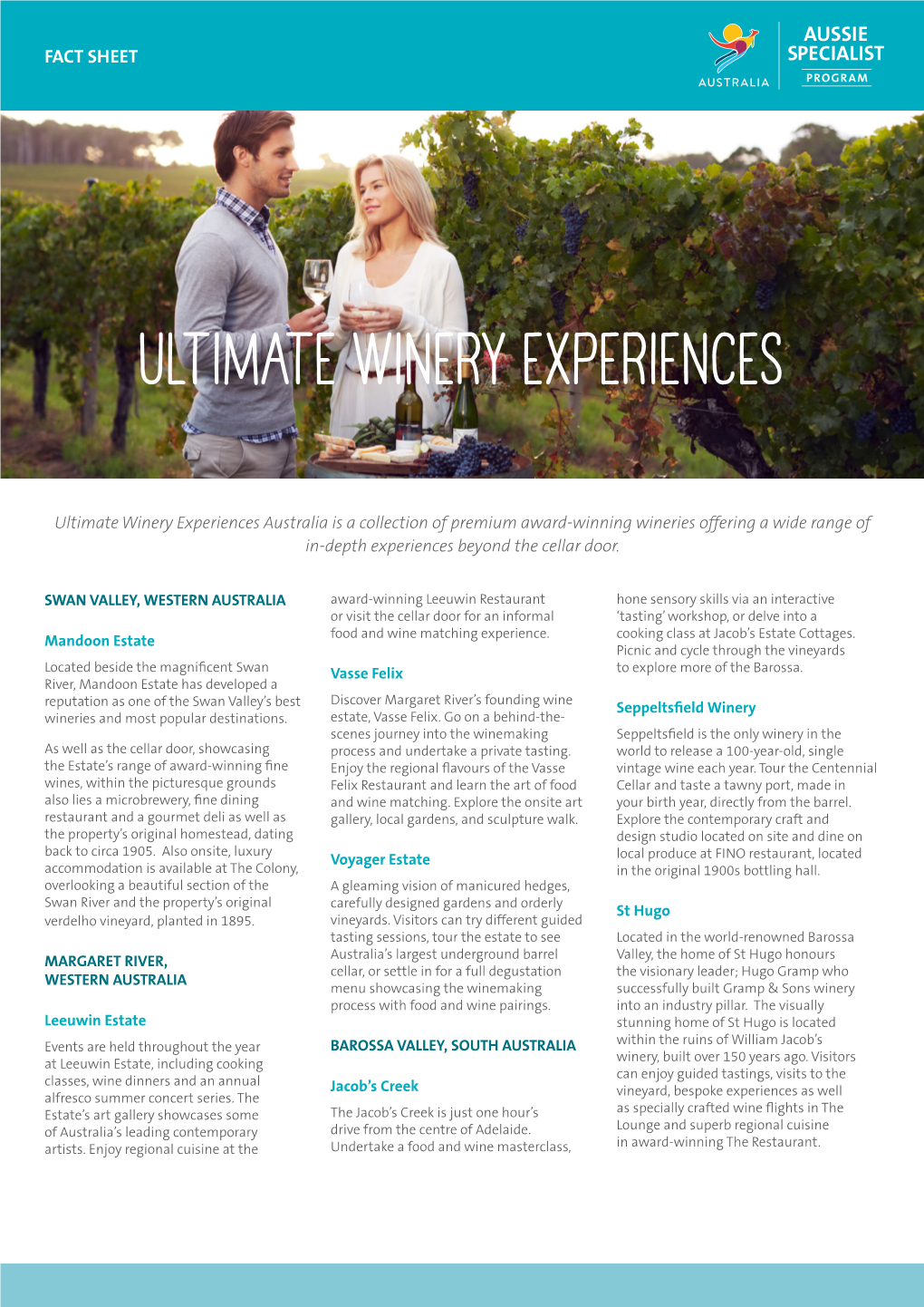 Ultimate Winery Experiences