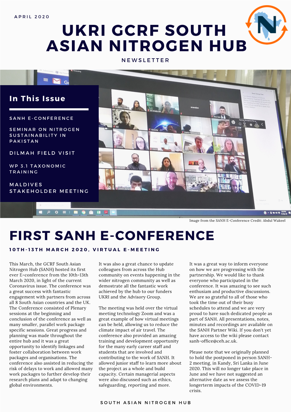 April SANH Newsletter