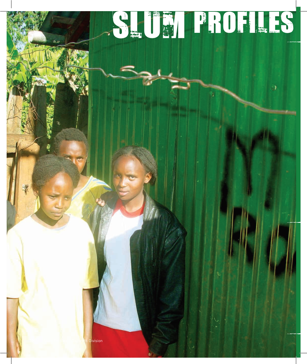 Slum Profiles | Dagoretti Division