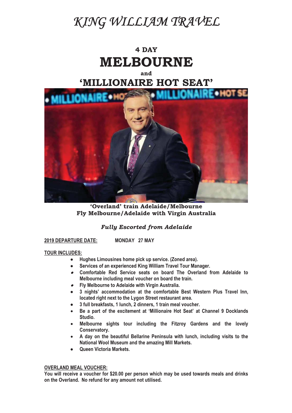 Millionaire Hot Seat’