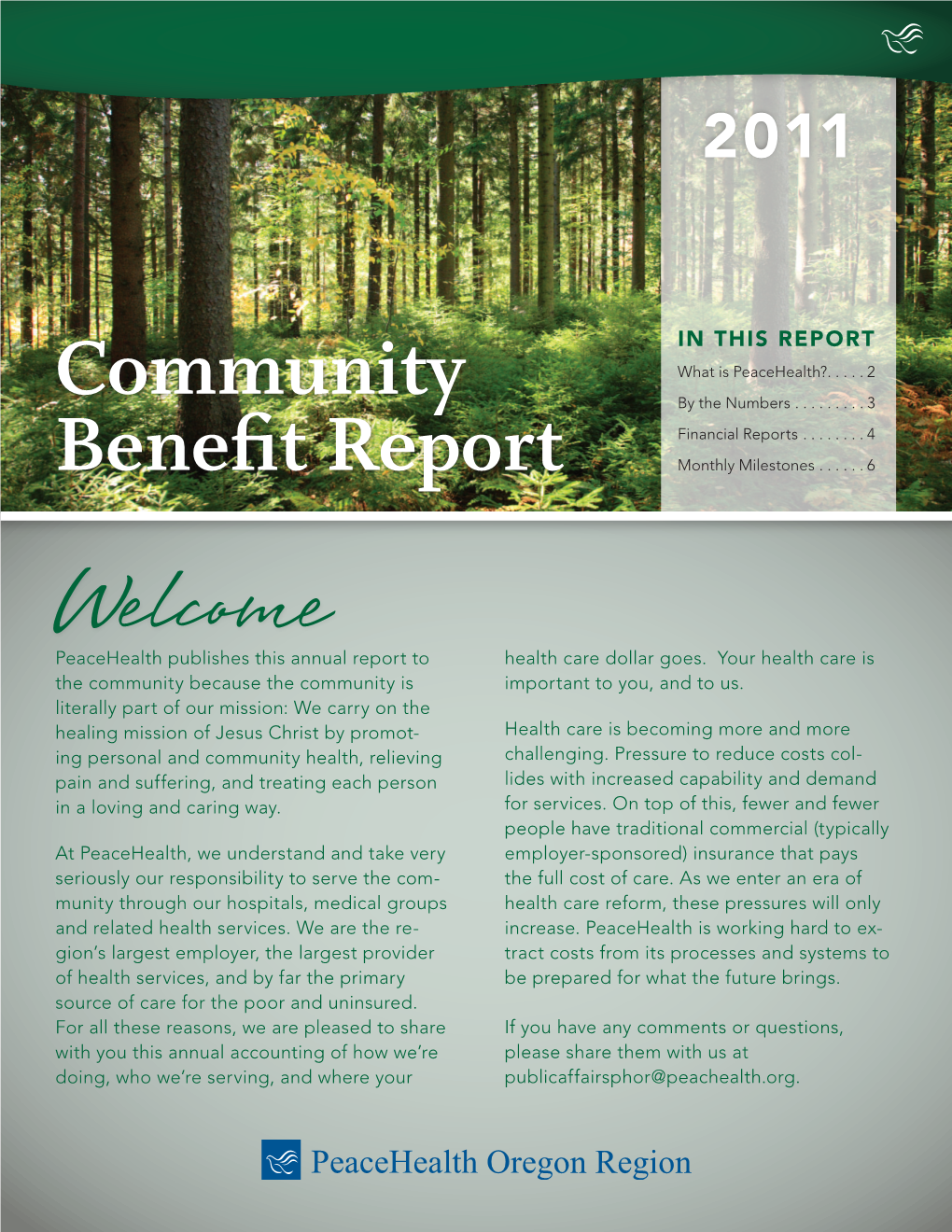 Community Benefit Report