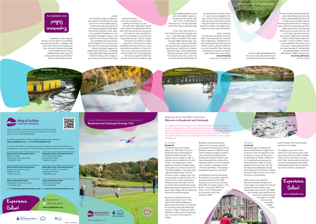 Bessbrook and Camlough Heritage Brochure