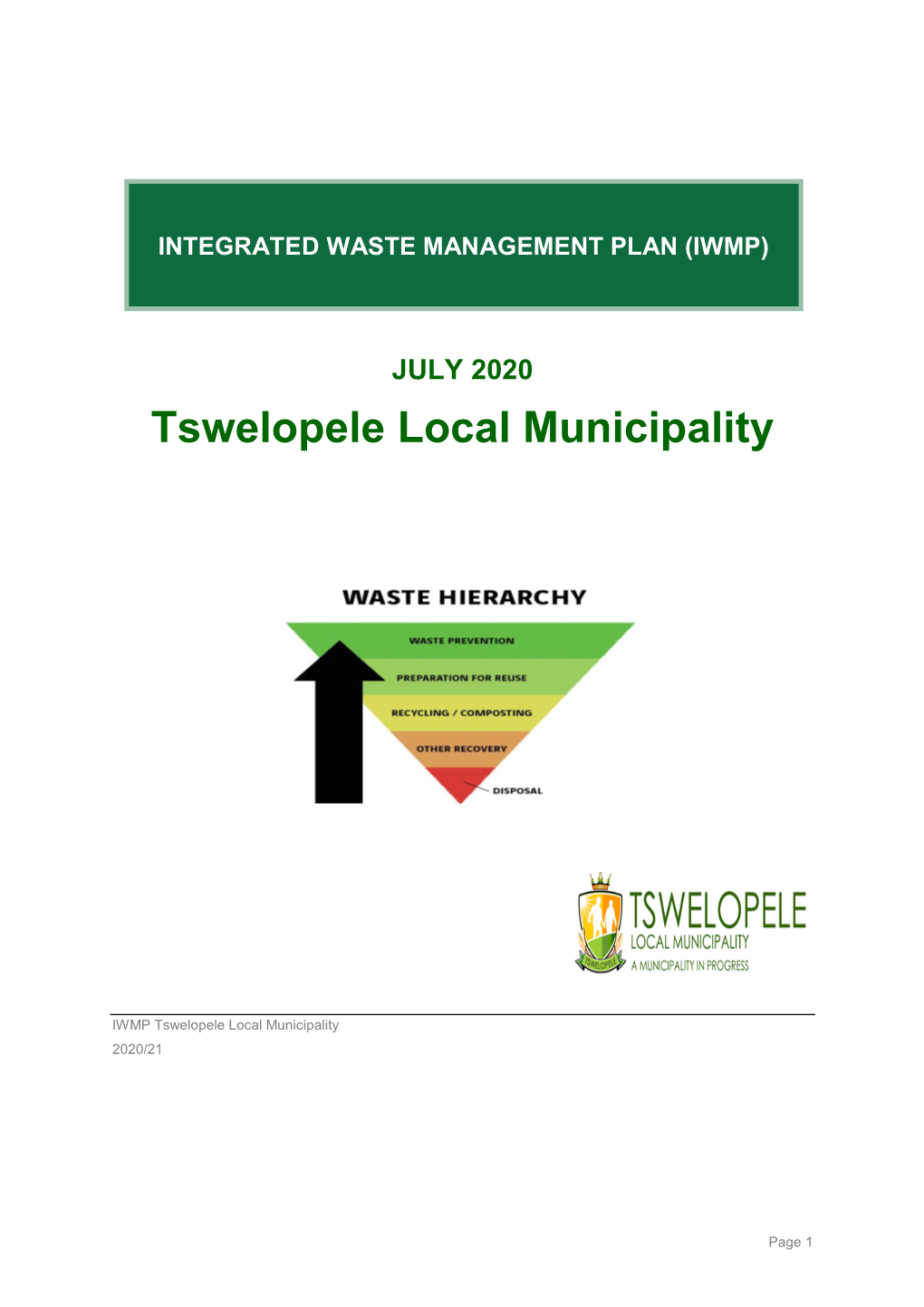 Tlm Integrated Waste Management Plan Iwmp