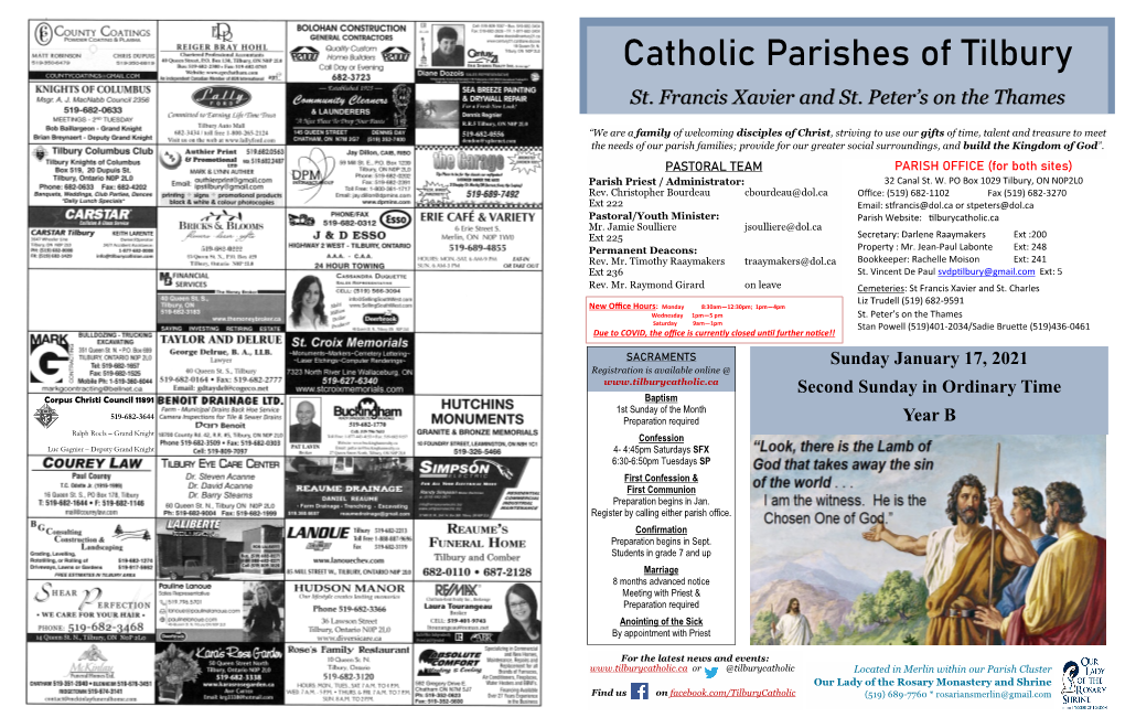 Catholic Parishes of Tilbury St.St