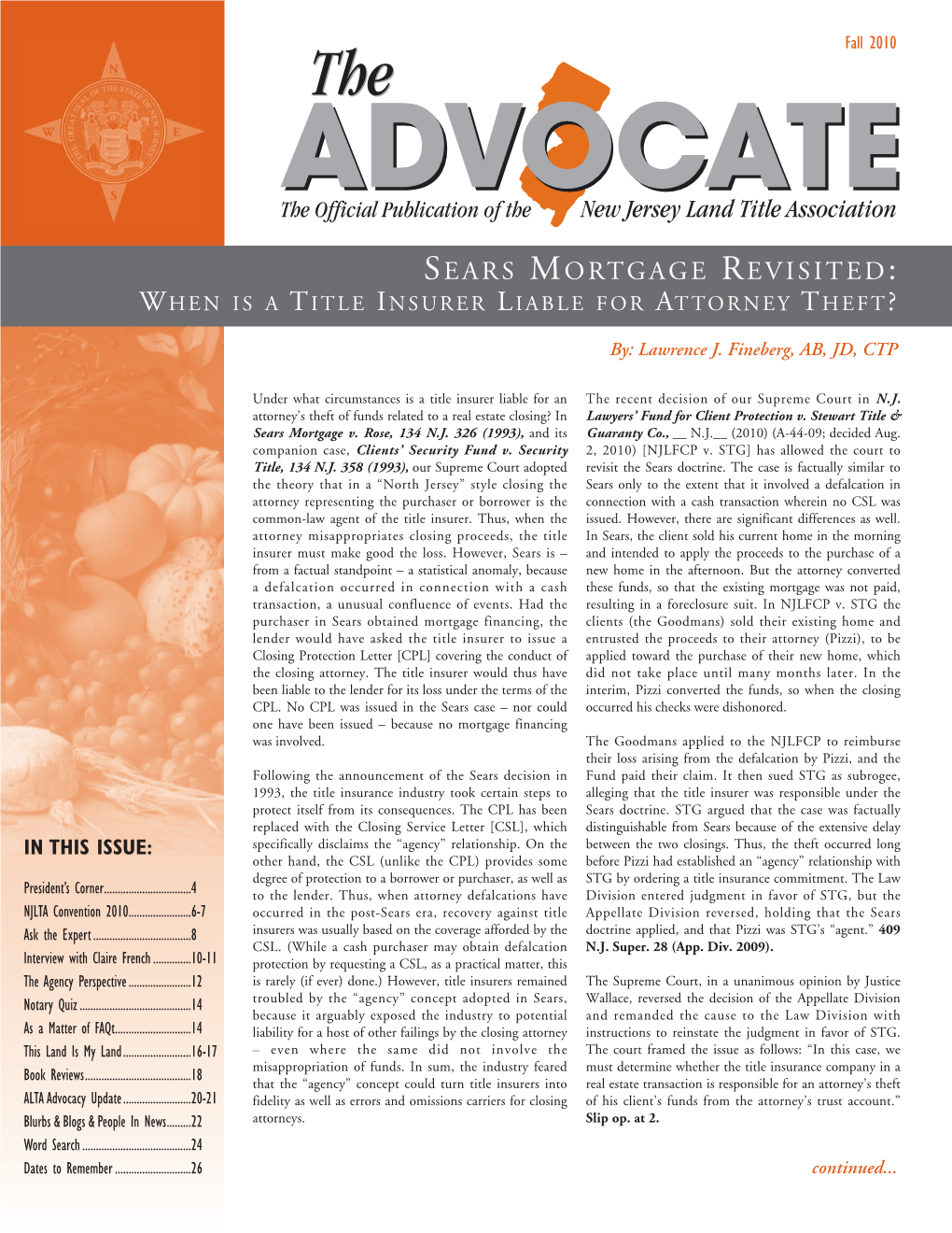 March 05 the Advocate