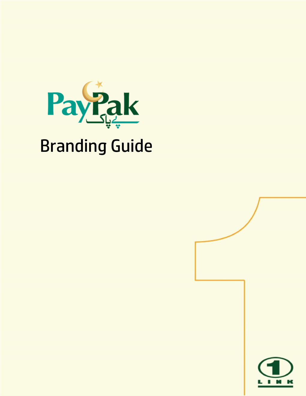 Paypak Branding Guidelines” Page 1 of 3 1LINK (Pvt) Limited