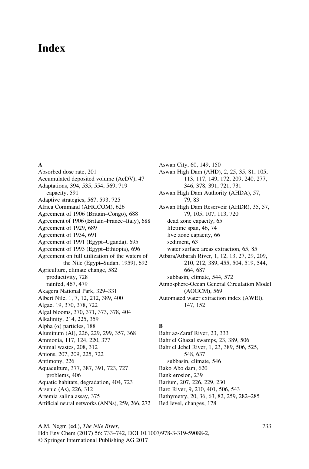 A Absorbed Dose Rate, 201 Accumulated Deposited Volume (Acdv