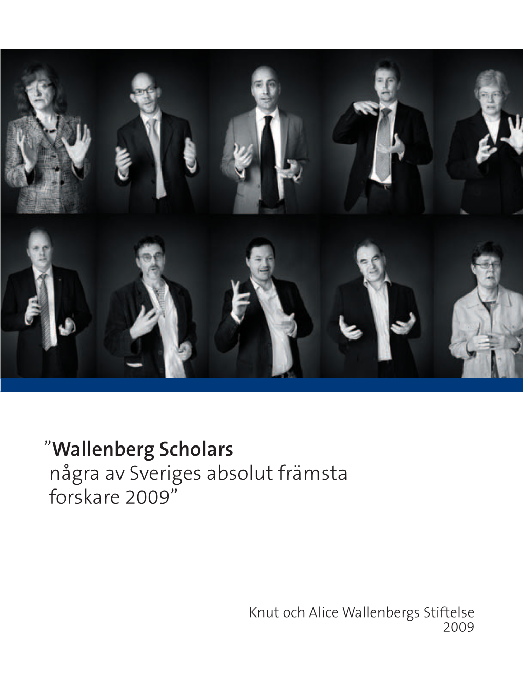 Wallenberg Scholars Några Av Sveriges Absolut Främsta Forskare 2009”