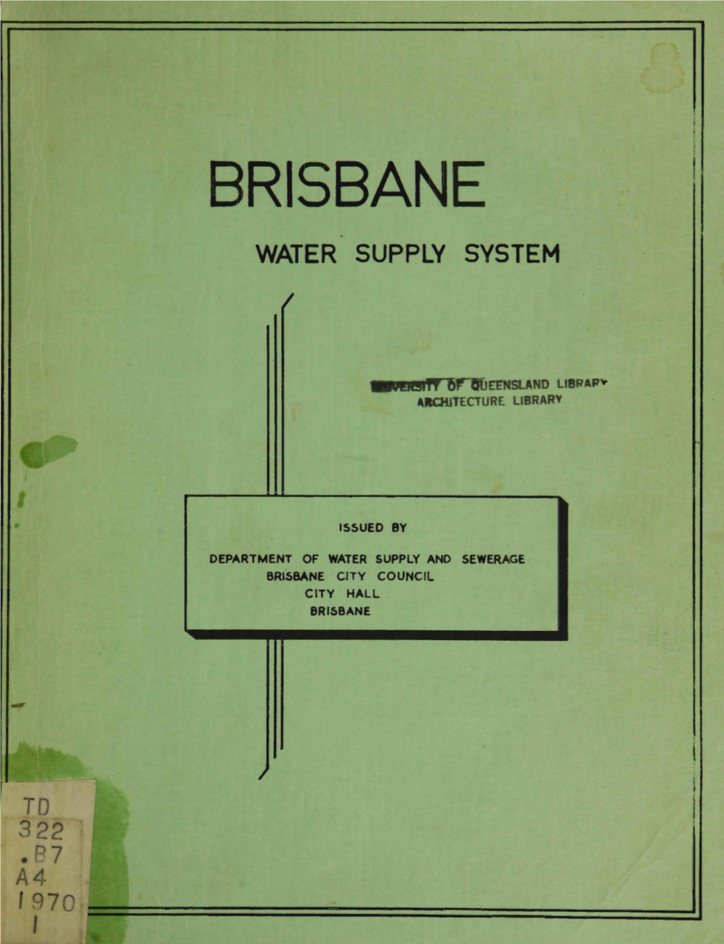 Brisbane Water Supply System