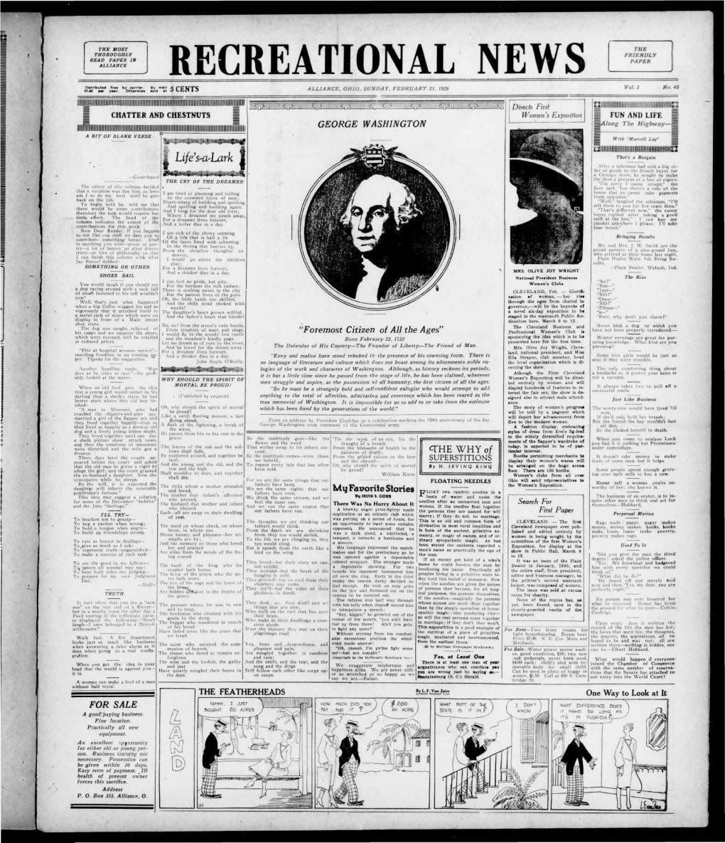 RECREATIONAL NEWS 3L.Trlbut.E Free by Oarrlee