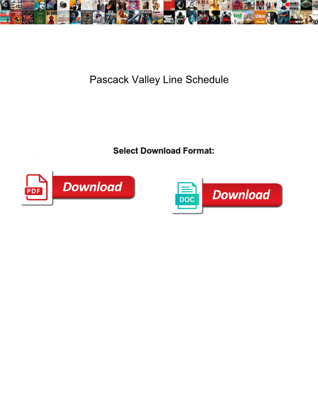 Pascack Valley Line Schedule