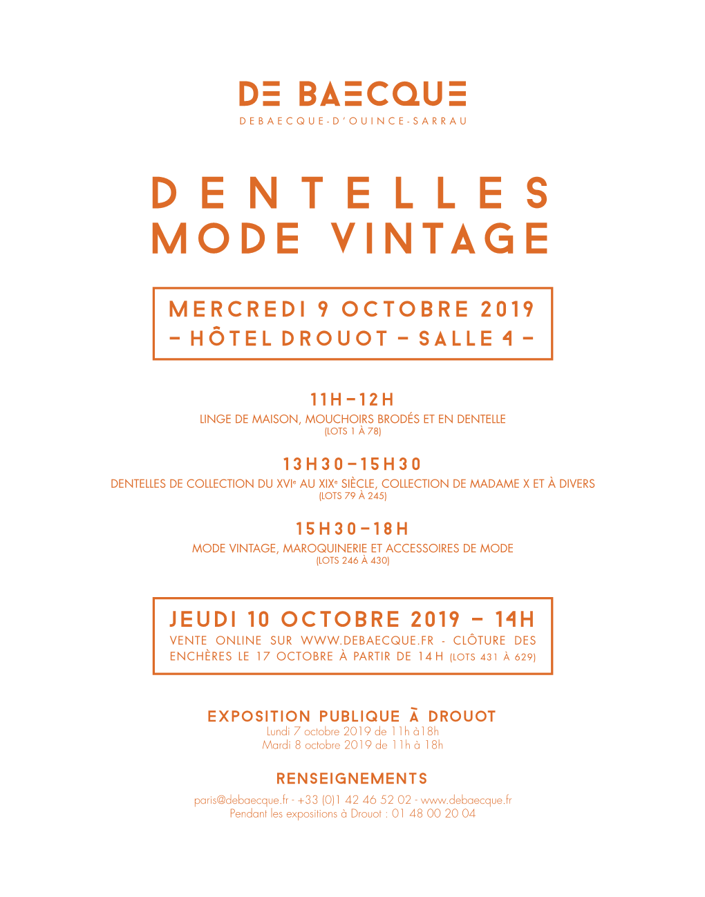 Dentelles Mode Vintage