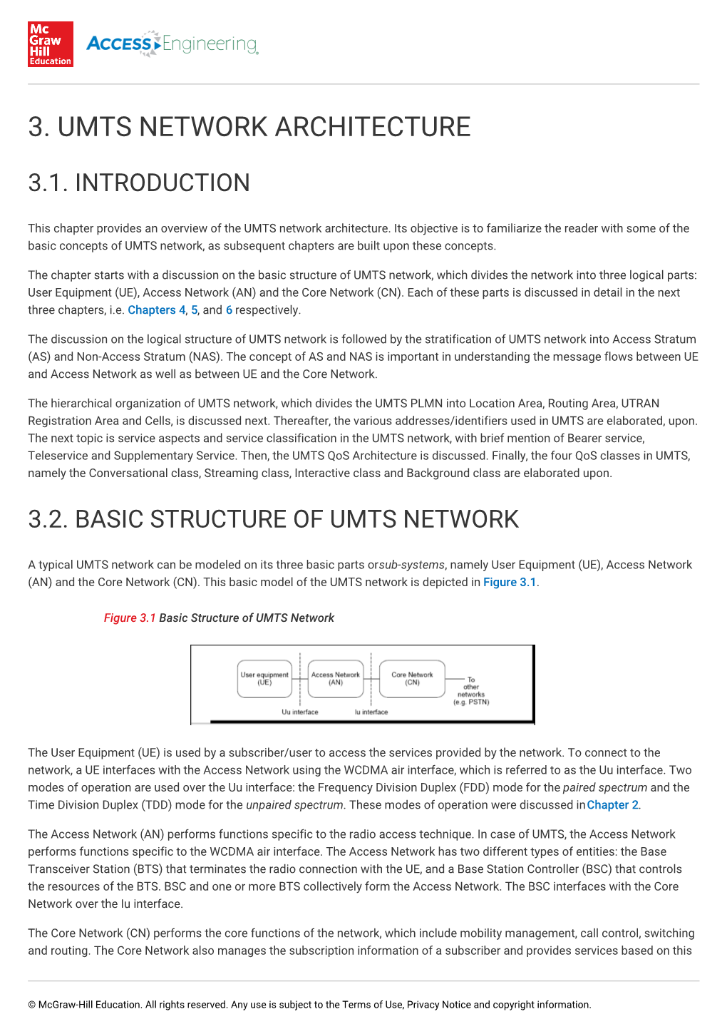 UMTS NETWORK ARCHITECTURE | Mcgraw-Hill Education