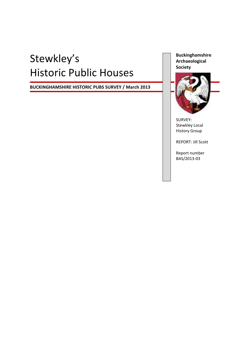 Stewkley's Historic Public Houses