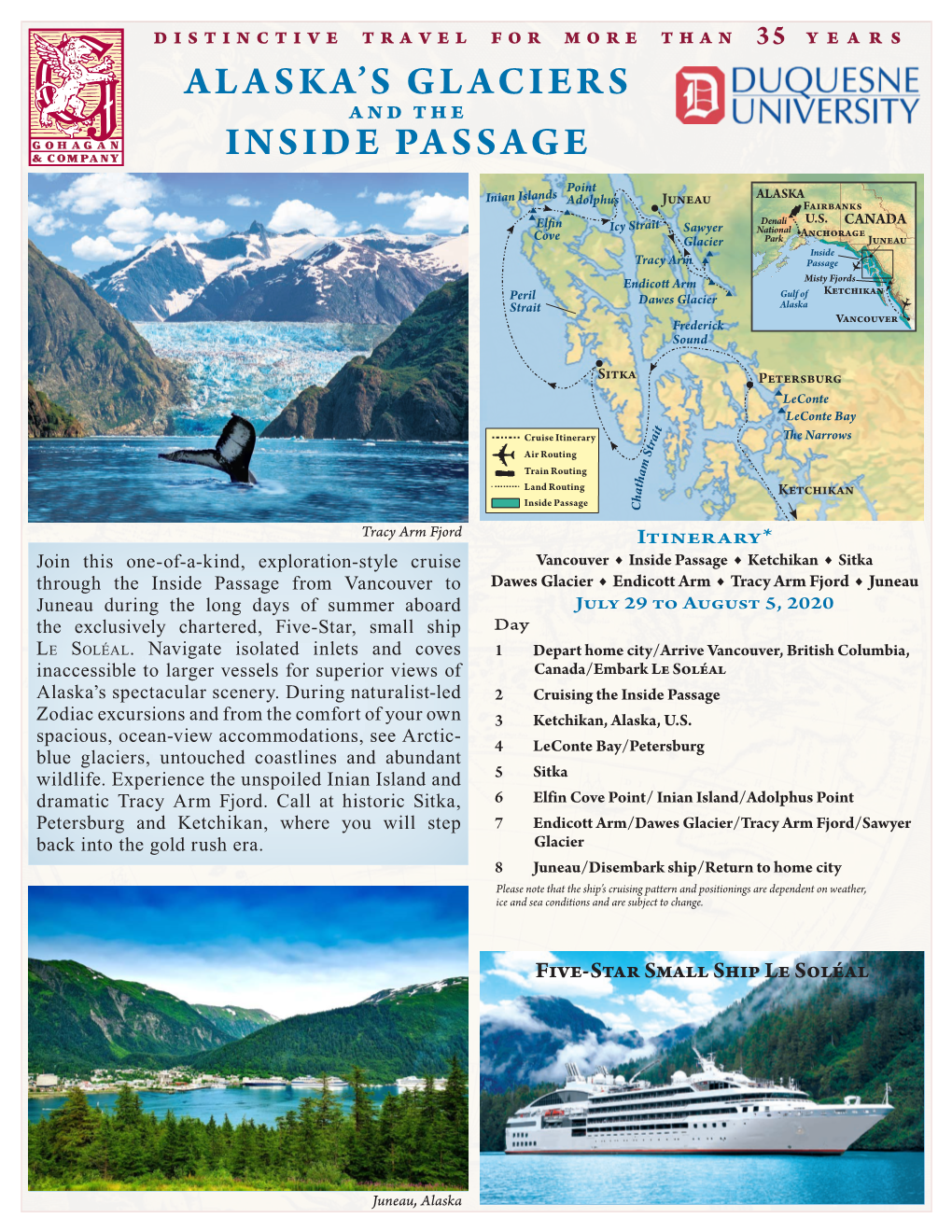 Alaska's Glaciers Inside Passage